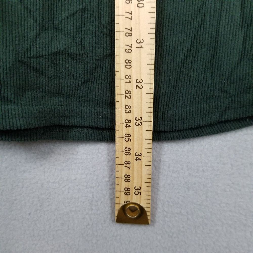 Columbia Men's 2XL Shirt Corduroy Casual Green Pocket Polyester Workwear Warm - Picture 8 of 10